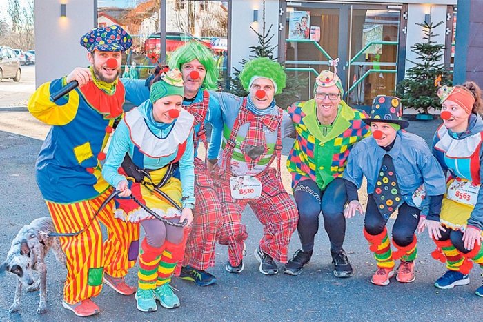 Die Clown-Guides werden die LäuferInnen in Pischelsdorf begleiten. 