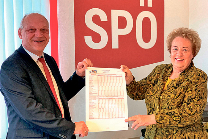 LAbg. Bgm. Wolfgang Sodl mit LT-Präsidentin Verena Dunst und das Pendlerforum befürworten die neuen Verkehrsverbindungen. 