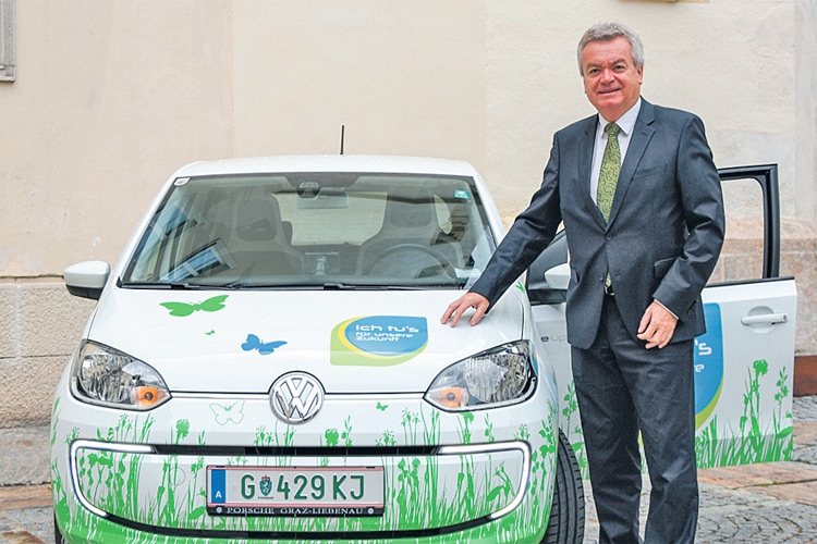 Landesrat Anton Lang, der Motor für E-Mobilität in der Steiermark.