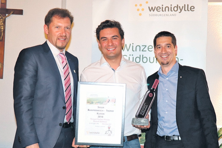 Christoph Wachter Wieser ist der Shootingstar &amp; Sieger der Weintrophy.