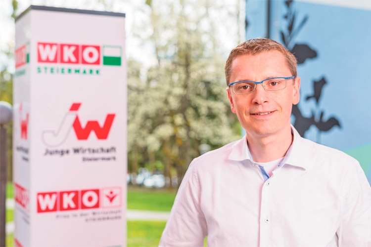 Der 40-jährige Eibiswalder Unternehmer Mag. Christoph Kovacic steht seit 2017 an der Spitze der Jungen Wirtschaft Steiermark. 