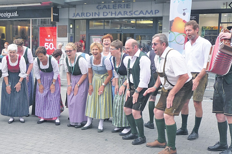 Das „Vorauer Sing- und Tanzlkranzl“ war die einzige österreichische Gruppe, die teilnahm.