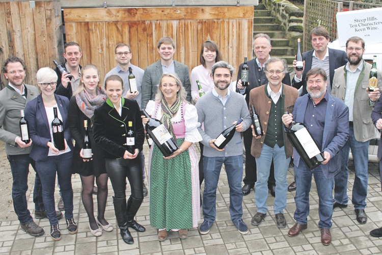 Die stolzen Winzer der STK-Weingüter (Steirische Terroir- und Klassik-Weingüter) präsentierten ihre edlen Tropfen den Gästen.
