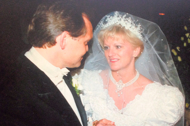Heirat 1991 mit Lebenspartner Joachim. Ein Ruhepol für das Temperamentbündel Ulli.